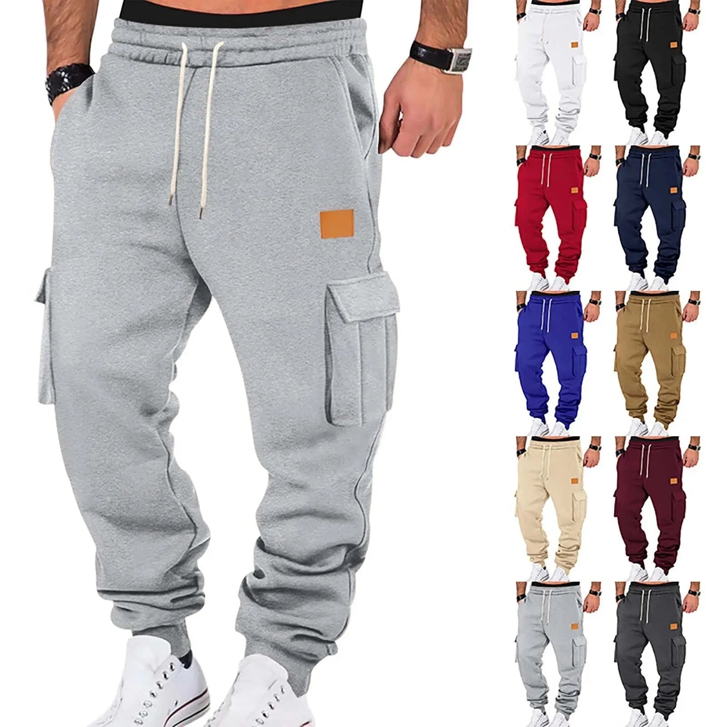 Men's Cargo Pants 2025 New Casual Loose Autumn Winter GlowCart