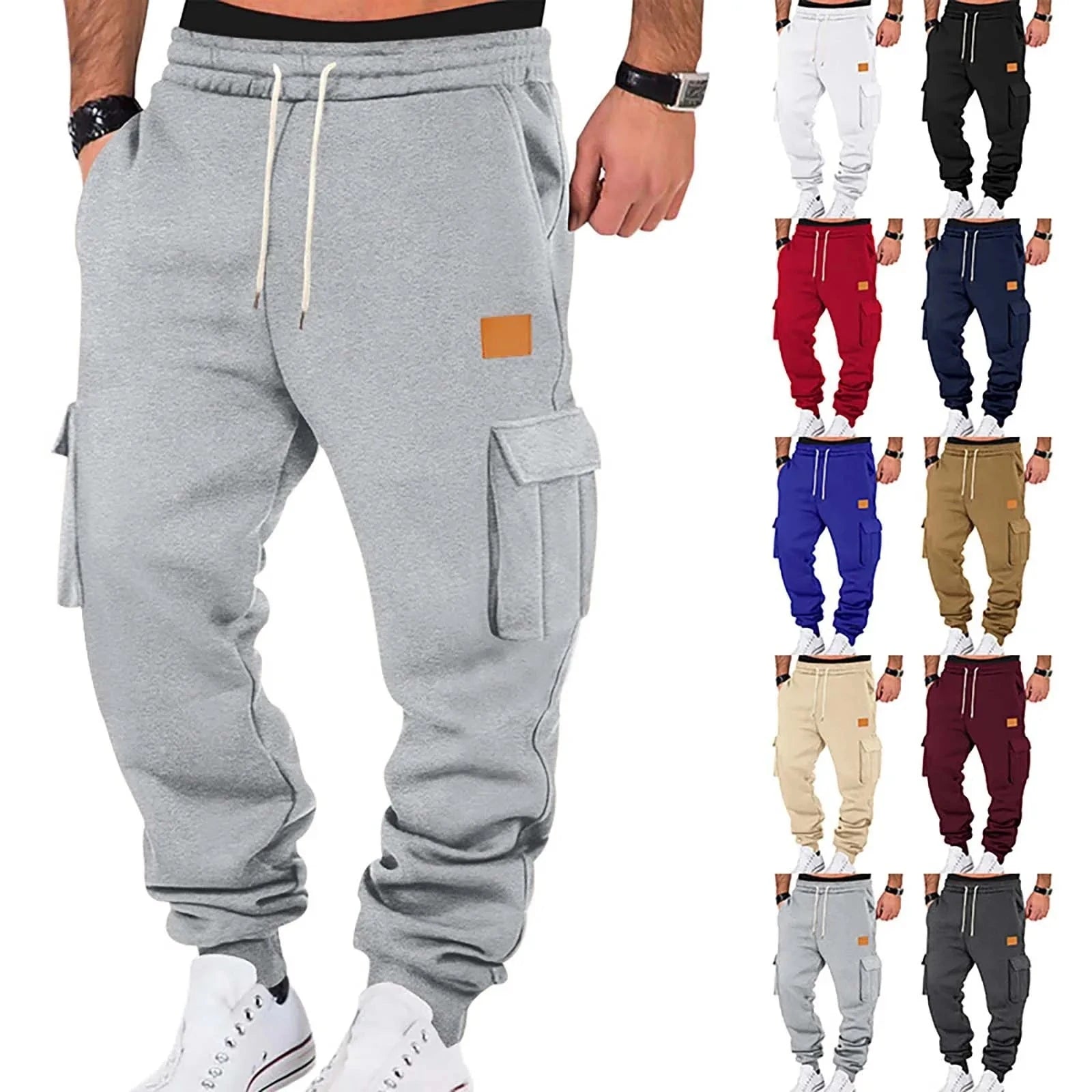 Men's Cargo Pants 2025 New Casual Loose Autumn Winter GlowCart