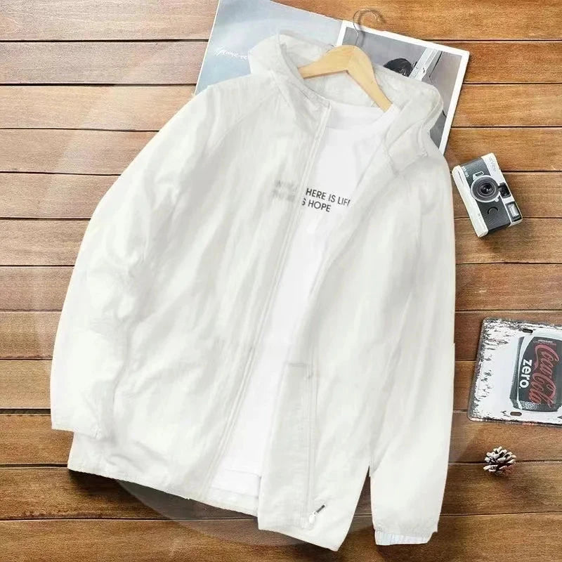 Camping Rain Jacket Men Women Waterproof Sun Protection GlowCart