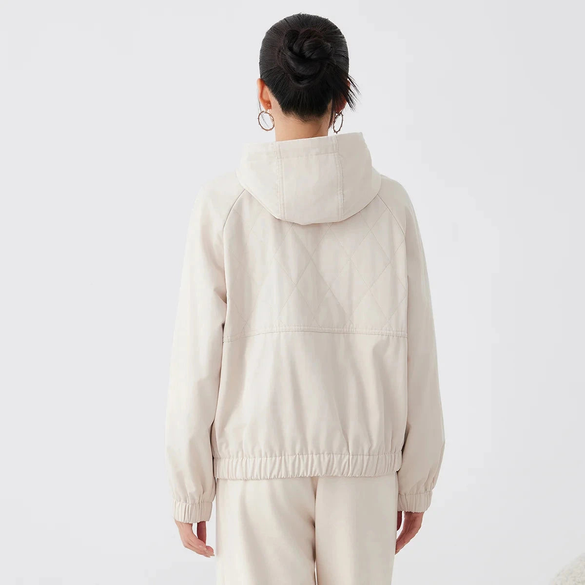 K2647L High quality luxury brand women's clothing hooded GlowCart