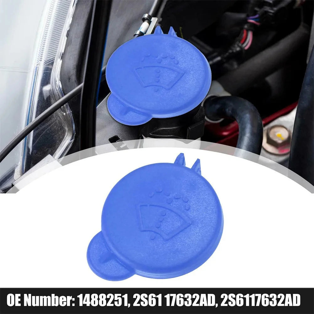 1488251 Blue Windshield Washer Fluid Reservoir Tank Bottle Cover For Ford Fusion 2001-2008 For Ford Fiesta MK6 2005-2008 GlowCart