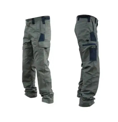 Men's Cargo Pants Multi Pockets Work Trousers Casual Tactical Pants Male Outwear Straight Autumn Winter Wear-resisting Trousers GlowCart
