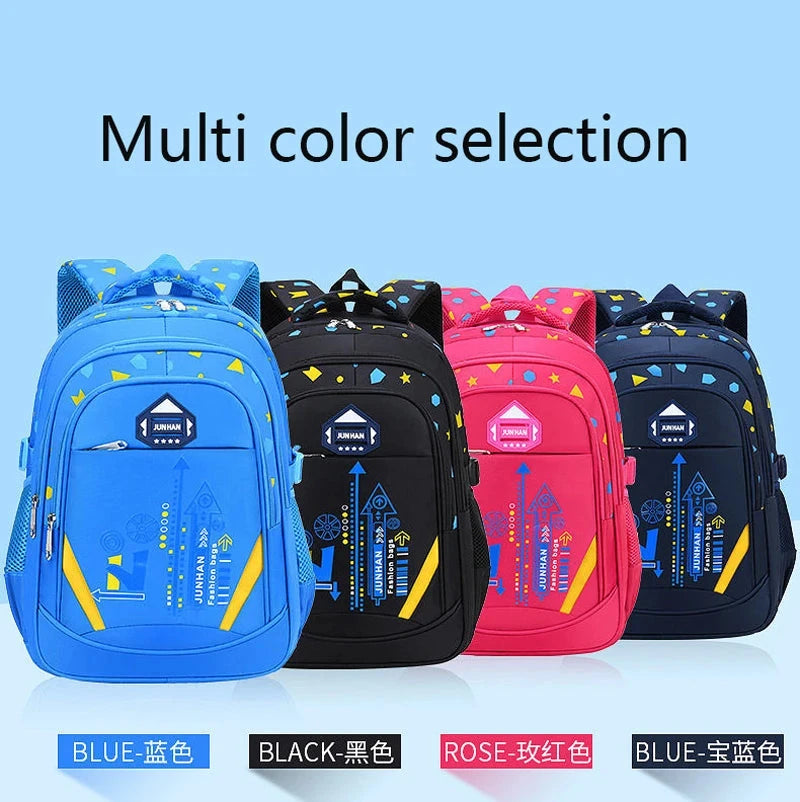 Kid's Shoulder Bag Geometry Pattern Teen Children Backpack Fashion Schoolbag Boy Girl Backpack Book Bag Waterproof Mochila ﻿ GlowCart