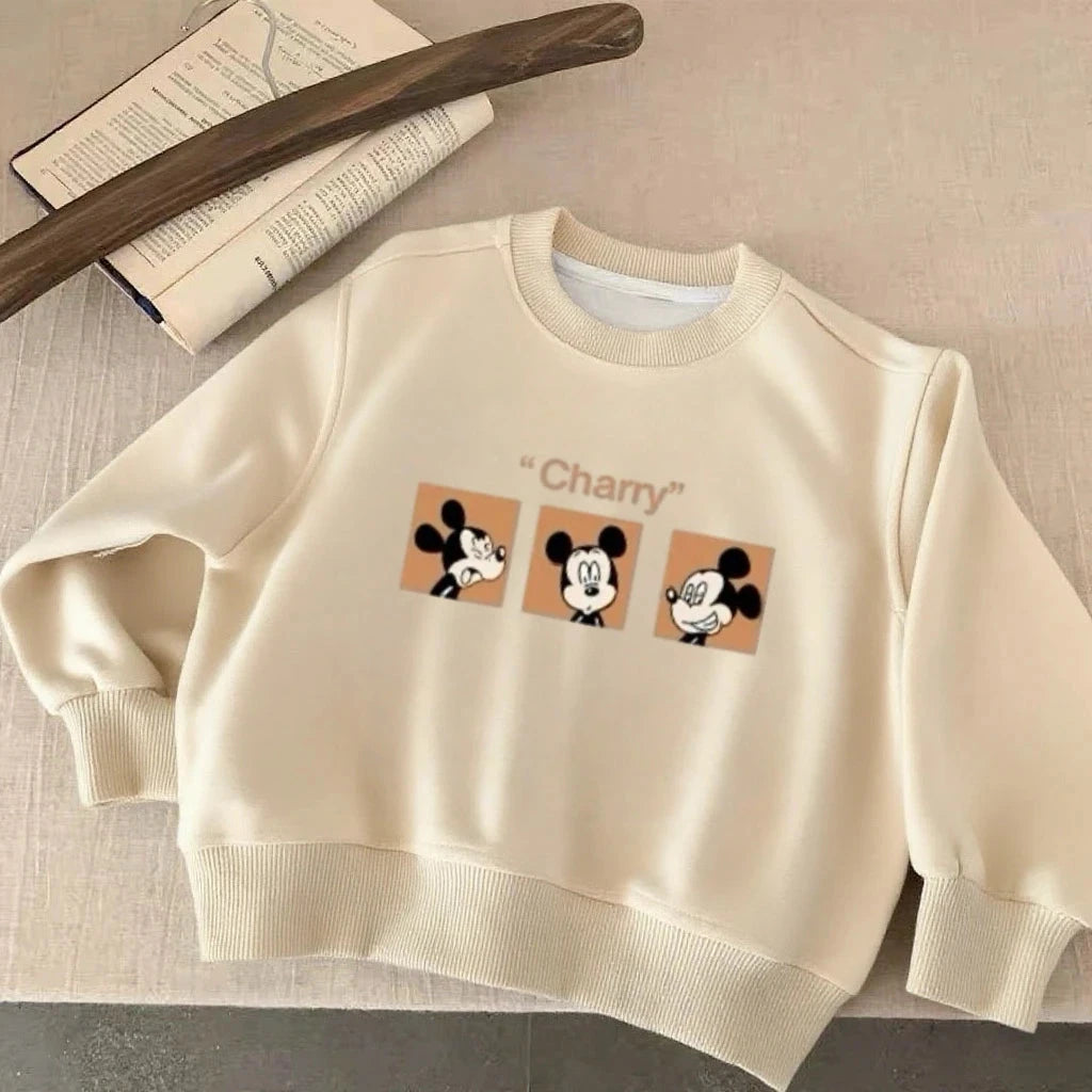 Cartoon Sweatshirts Fashion Casual Clothes Spring/Fall Long-sleeved Tops New Lovely Simple Versatile Hoodie For 0-6Years Boys GlowCart