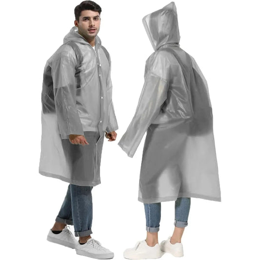 Waterproof Raincoat Outdoor Hiking Portable Adult Poncho GlowCart