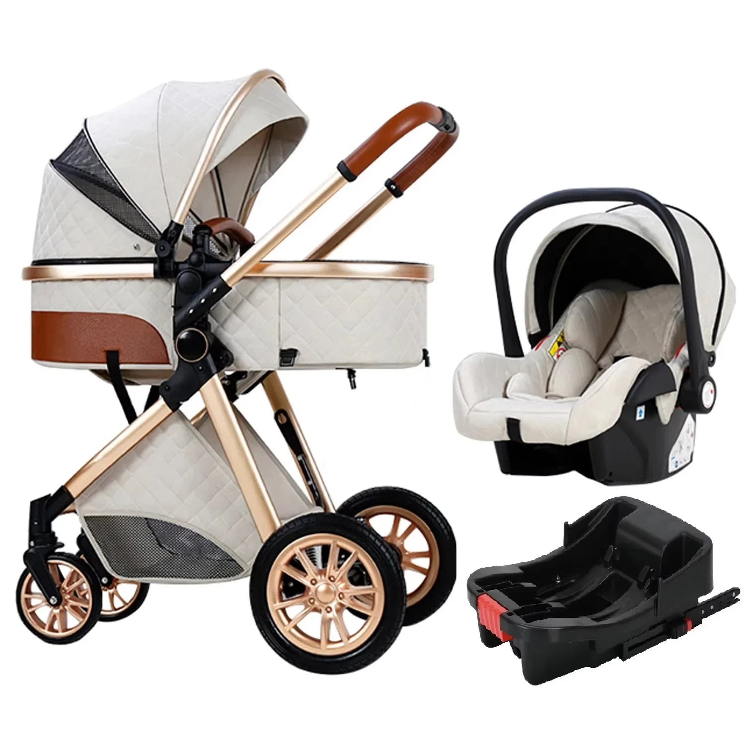 Baby stroller baby newborn items  poussette bebe 3 en 1 baby accessories baby cart baby carriage Light stroller stroller for bab GlowCart