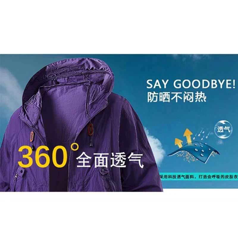 8Colors Fast Ship Men Jacket Summer Coats Male Fishing GlowCart