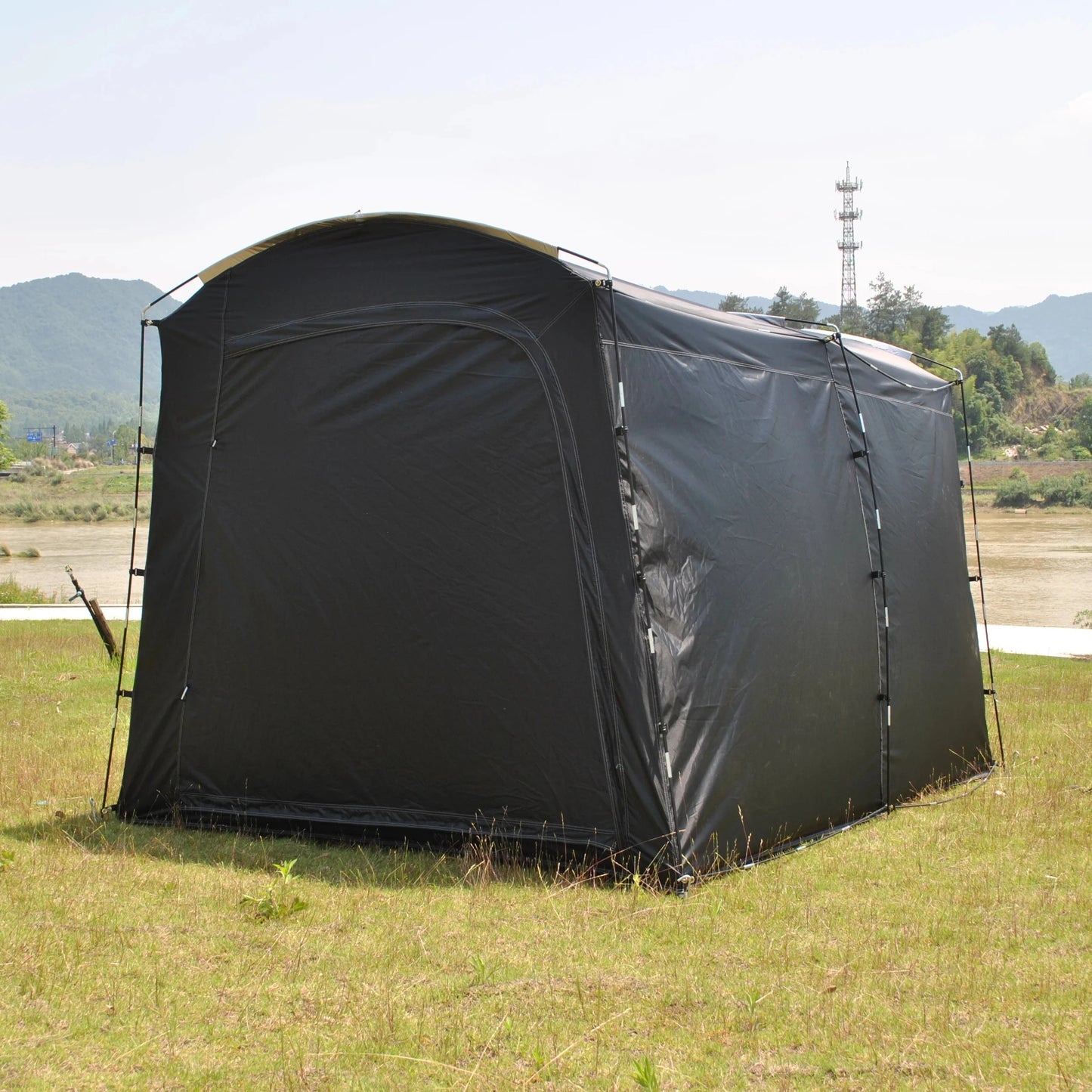 Camping Tents Tunnel Tent 4 Person Family Tents with 2 GlowCart