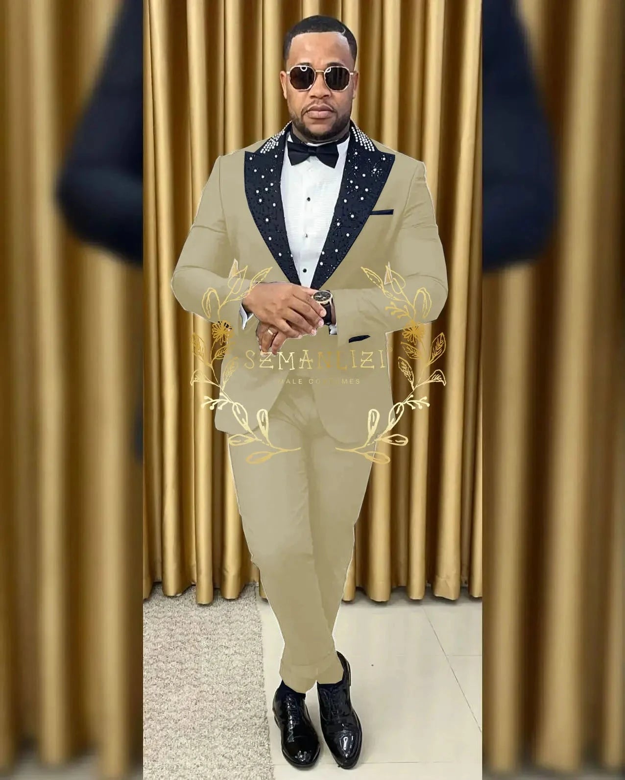 Luxury Wedding Suits For Men Groom Wear Tuxedos Handmade GlowCart