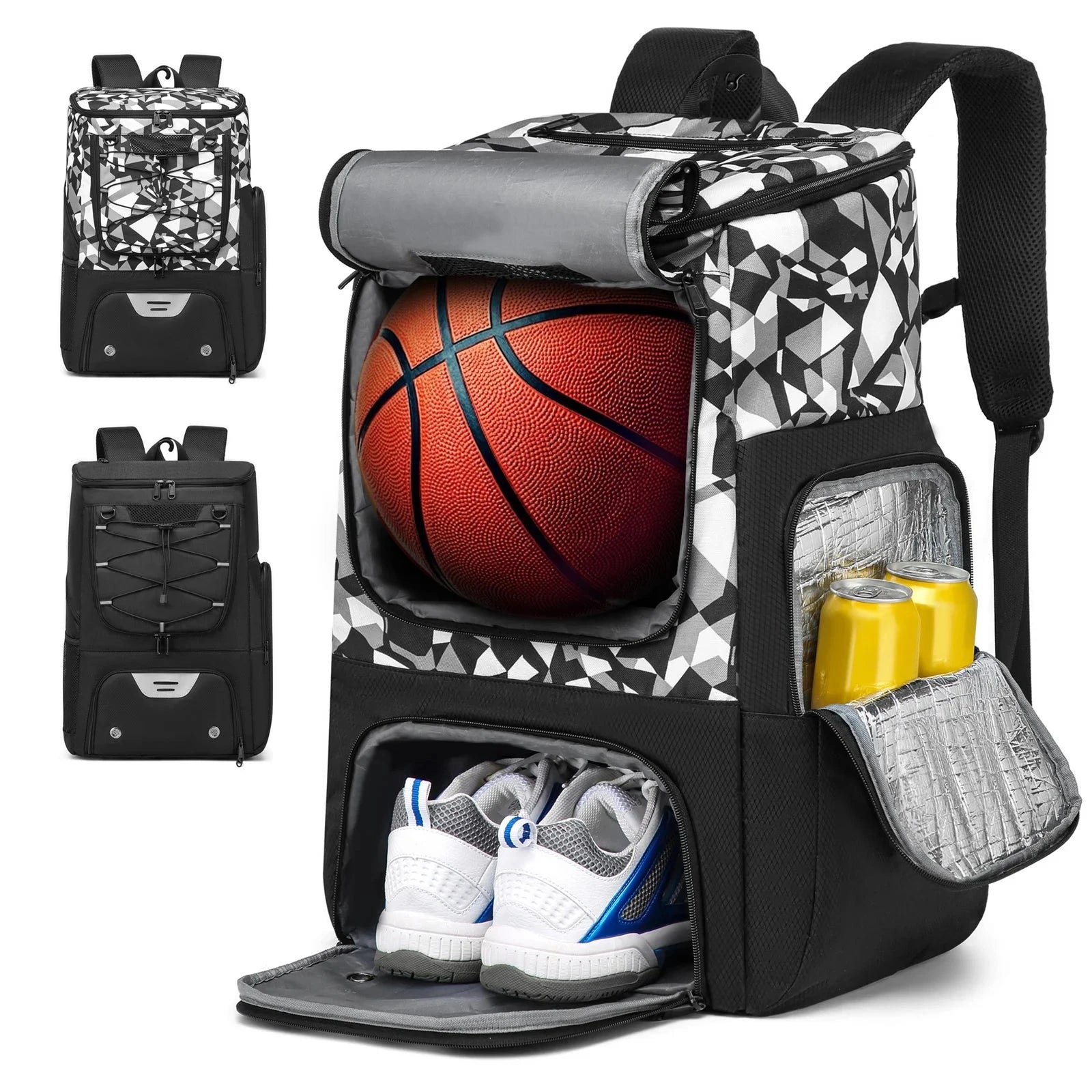 Sports Training Equipment Basketball Backpack with Separate GlowCart