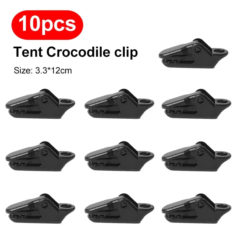 10 20 50pcs Heavy Duty Tent Clips for Outdoor Camping GlowCart