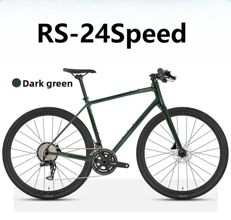 TWITTER Gravel G2 Flat Handle DEORE M6100-12S,Off-Road  Aluminum Road Bike,Hydraulic Oil Disc Brake 700*45C велосипед bicicletas GlowCart