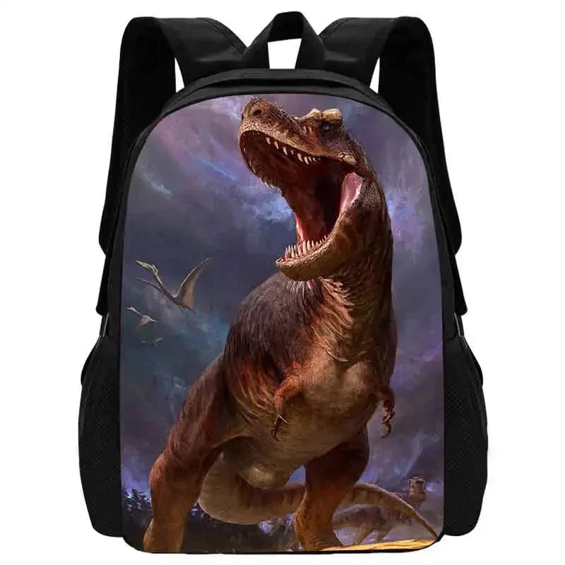 Mochila Dinosaur School Backpack for Children,School Bags for Boys ,Light Weight Cartoon Animal Prints Child Backpack Durable GlowCart