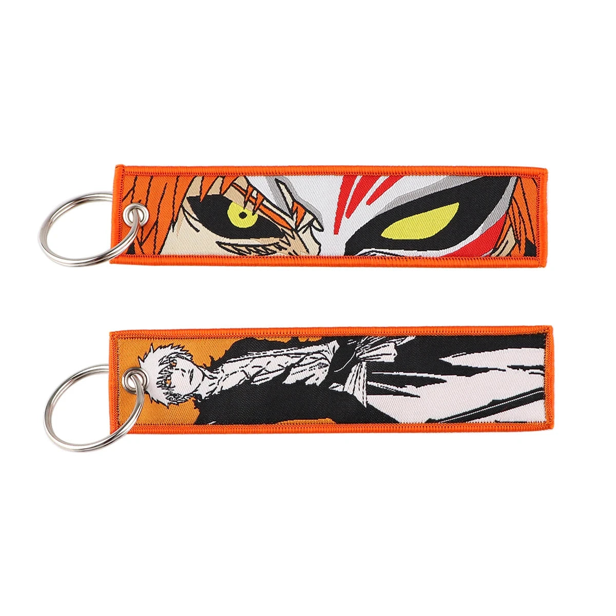 Classic Anime Cool Embroidery Key Fobs Key Tag Motorcycles GlowCart