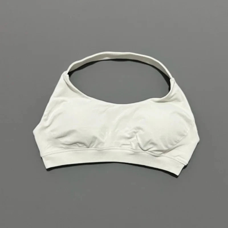 HISTELLO Impact Sports Bra Women Seamless Halter Clothes Push-up Vest Brassiere Gym Top Backless Yoga Workout Running Underwear GlowCart