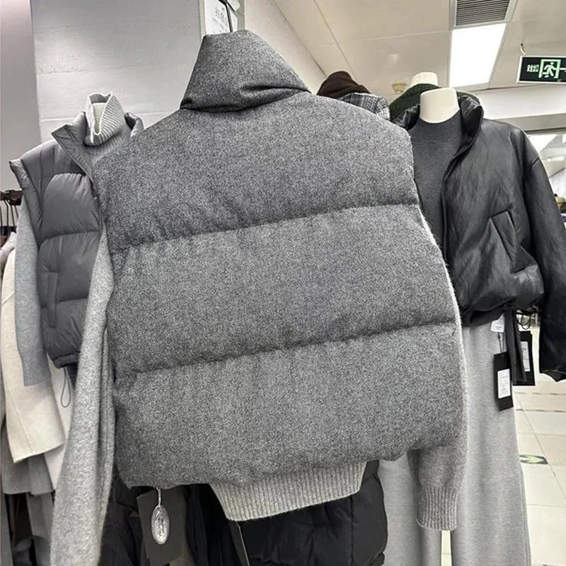 2025 New Fashion Waistcoat Down Cotton Women's Vest GlowCart