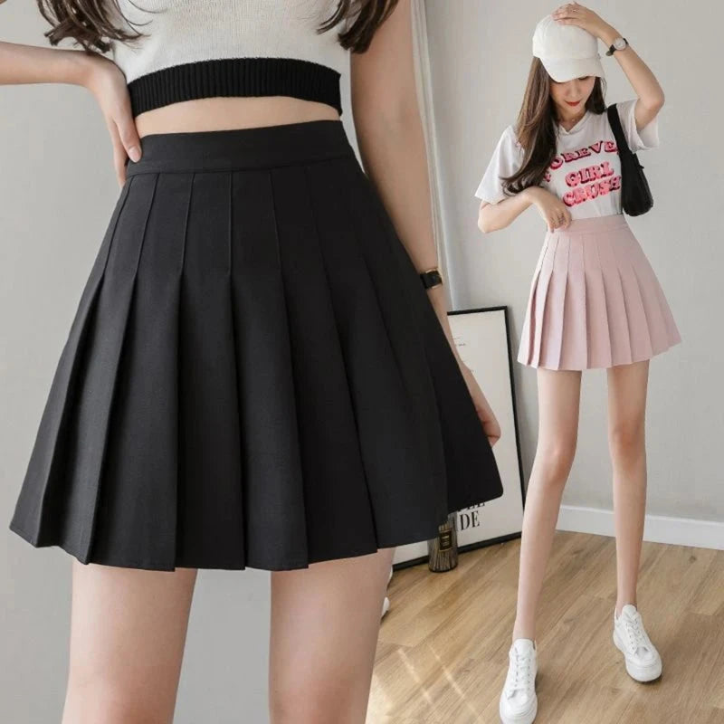 2024 Autumn Korean Skirt Shorts Women High Waist Sexy Mini GlowCart