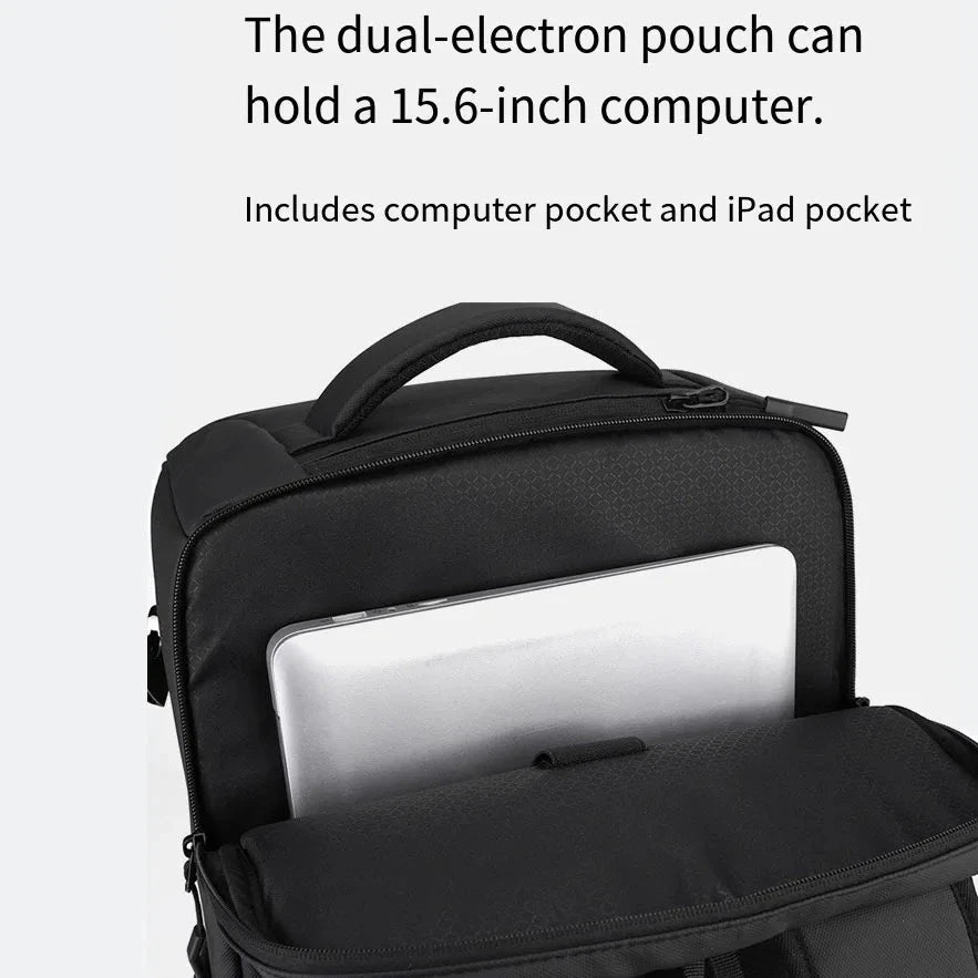 New Box-Type Open Pocket Backpack, Independent Shoe Bag GlowCart