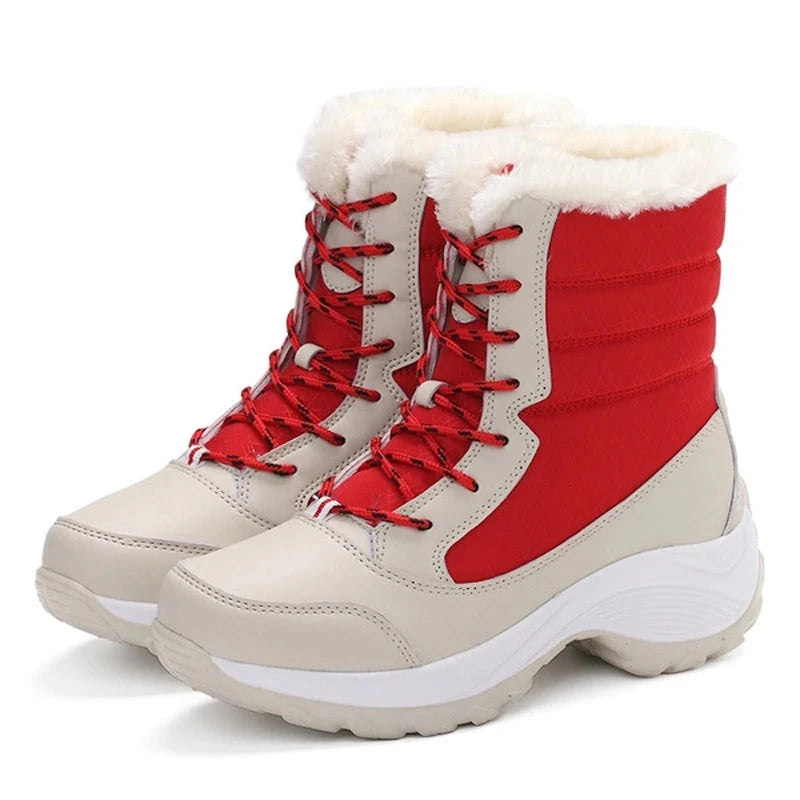 Snow Boots Women Platform Boots Non-slip Women Winter Shoes GlowCart