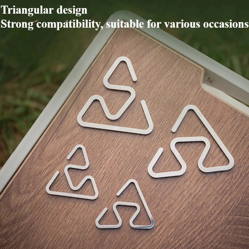 1pc Outdoor stainless steel hooks are not easy to slide GlowCart