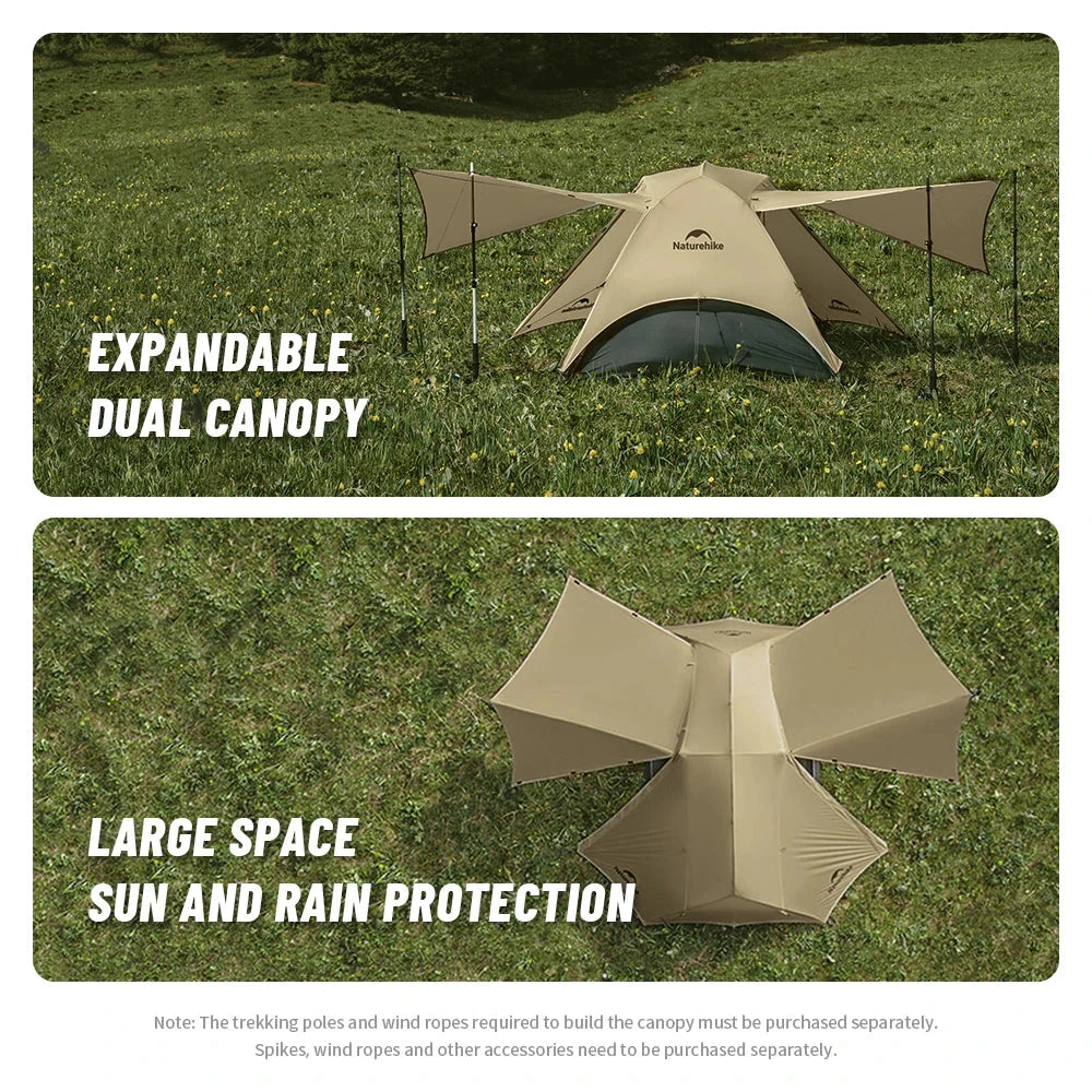 Naturehike Camping Tent Star River UL 2 People Tent 15D GlowCart