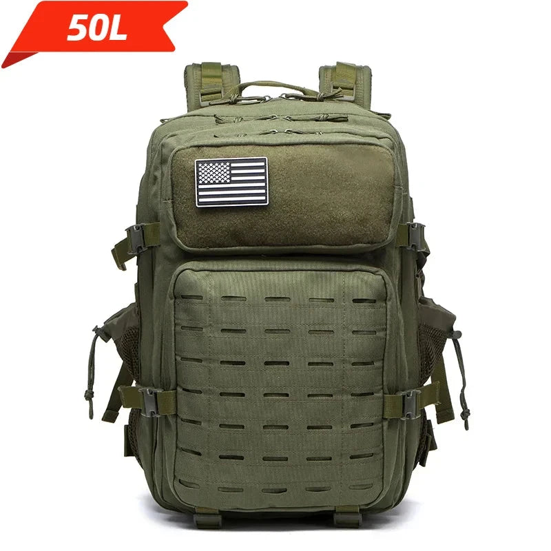 25L/50L Tactical Backpack Bag Hunting MOLLE Backpack GYM For GlowCart