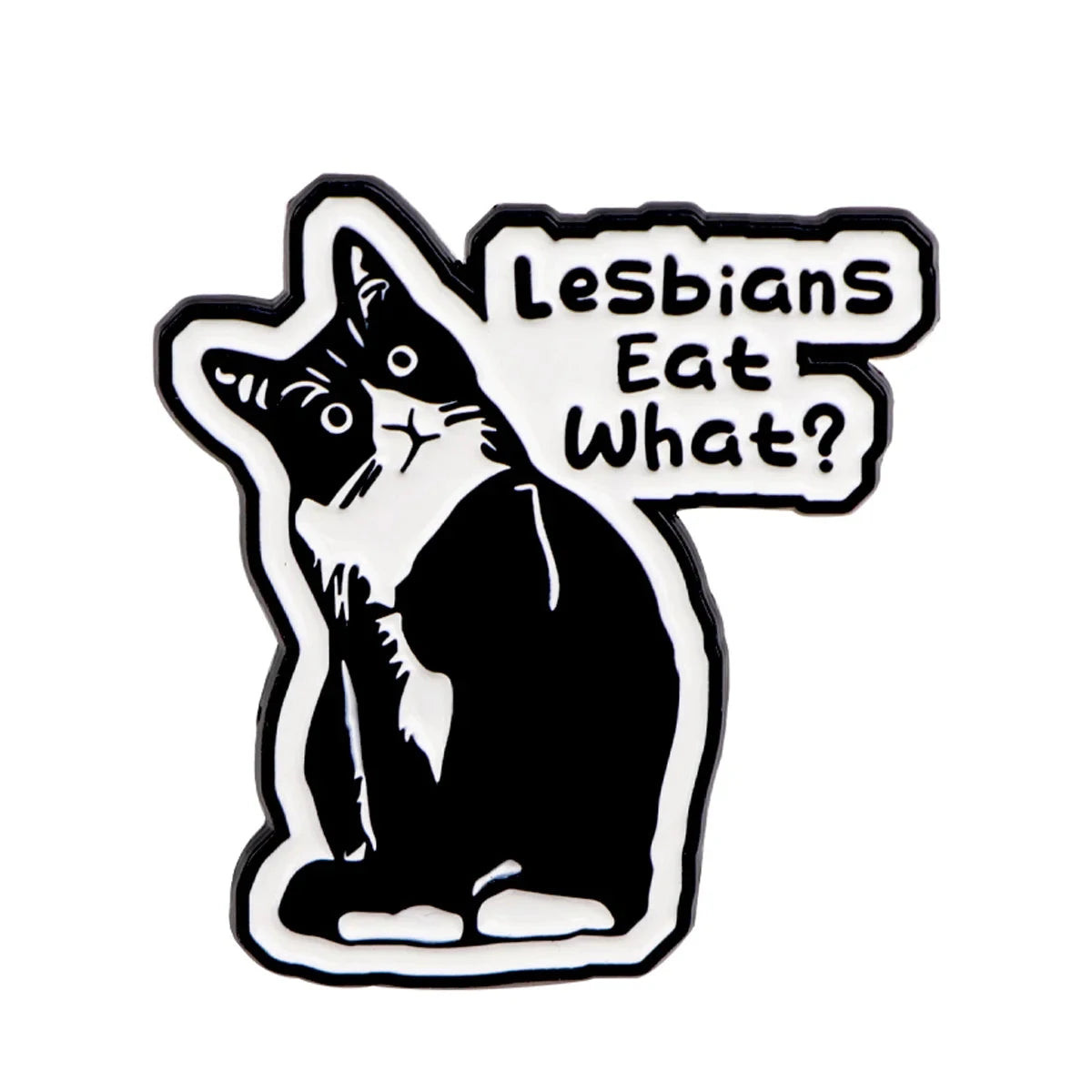 Cute Black Cat Enamel Pin Animal Brooch Pines Lapel Pins GlowCart