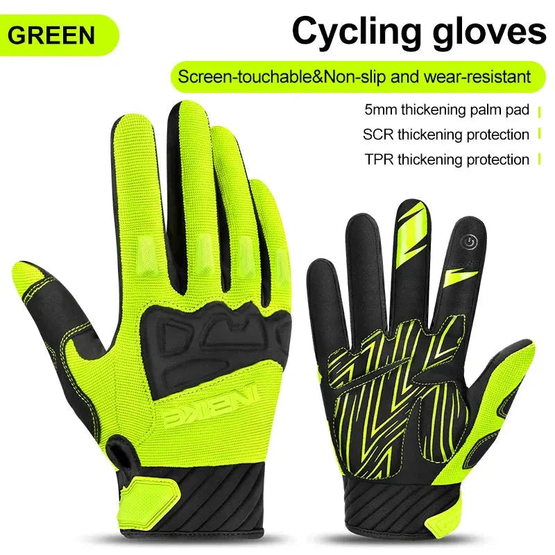 INBIKE Men's Cycling Gloves Touchscreen MTB Cycling Bicycle Riding Gloves for Men Bike Sports Gloevs Motorcycle MTB Accessories GlowCart