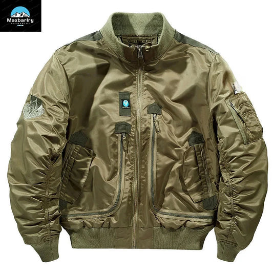 Ma-1 MA-1 Functional Bomber Jacket Men's Autumn 2024 Retro GlowCart