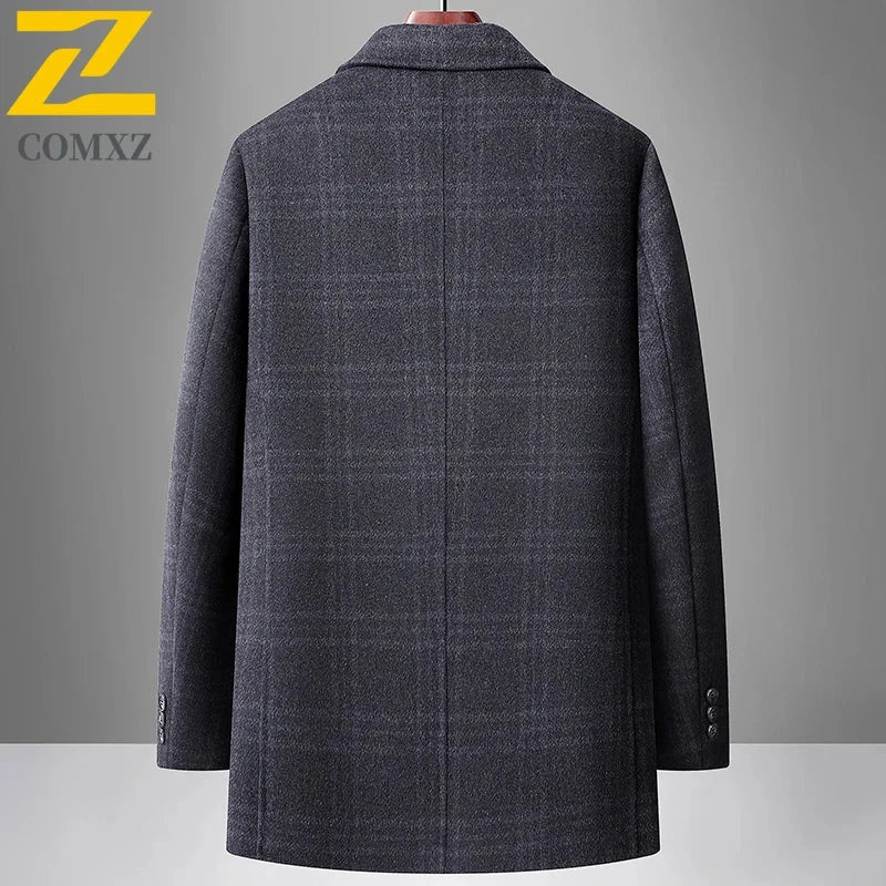 COMXZ Luxury Men Down Jacket Thickened Outdoor Work Warm GlowCart