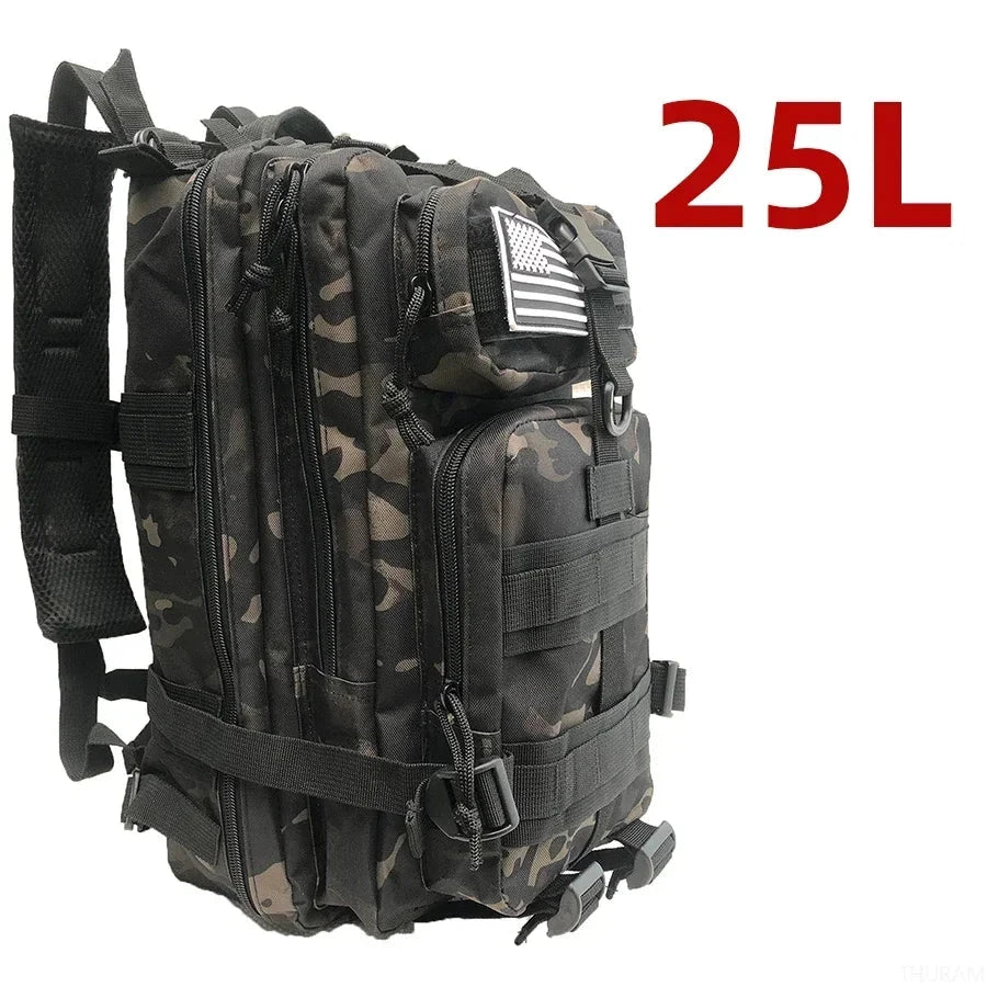 25L/50L 1000D Nylon Waterproof Trekking Fishing Hunting Bag GlowCart