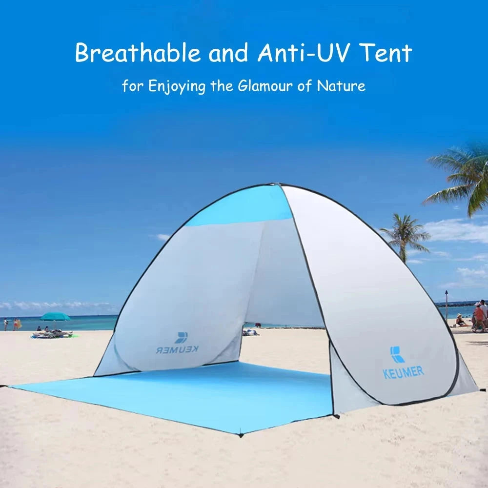 Folding Automatic Camping Ultralight Tent Beach Tent 2 GlowCart