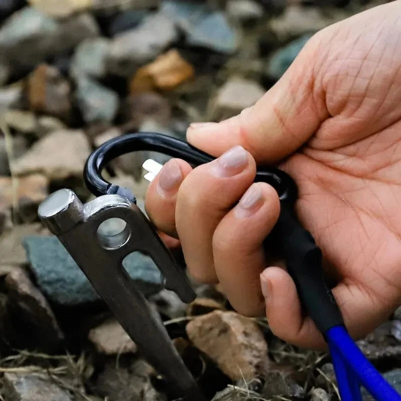 1 Piece Tent Elastic Rope Cord Hook Fixation Elastic Stretch GlowCart