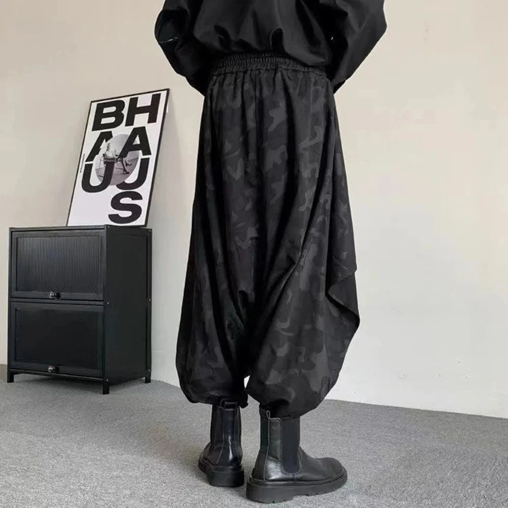 Mens Pants Skirt Japanese Samurai Style Antique Costumes GlowCart