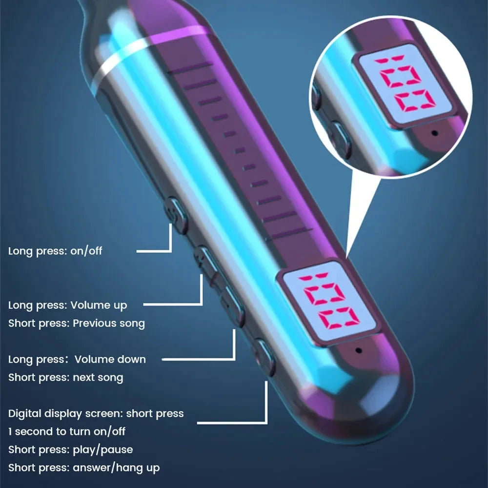 Wireless Earphones 5.3 Neckband Headphones Gaming LED GlowCart