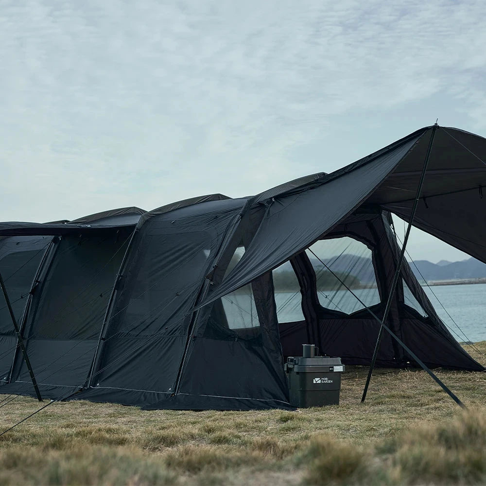 MOBI GARDEN Camping Tunnel Tent LS4 Wide Space Aden GlowCart