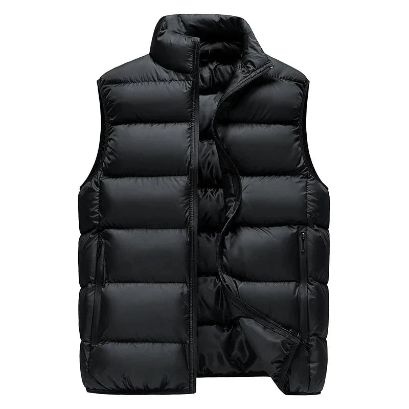 Men's Down Jacket Warm Down Cotton Vest Fashion Warm Running GlowCart