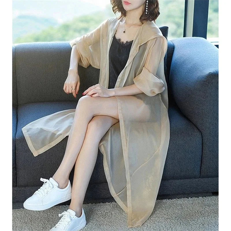 2025 New Sun Protection Clothing Thin Windbreaker Women's GlowCart