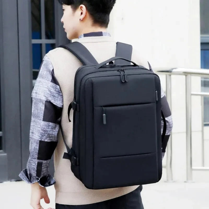 Travel Backpack Men Business Backpack School Expandable USB GlowCart