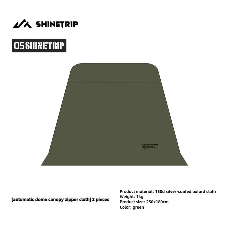 ShineTrip Quick Open Dome Tent Free Building Sunscreen Wind GlowCart