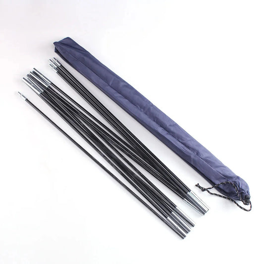 3.26m/3.4m/3.9m Camping Tent Rod 1 Pair 12 Pcs Glass Fiber GlowCart