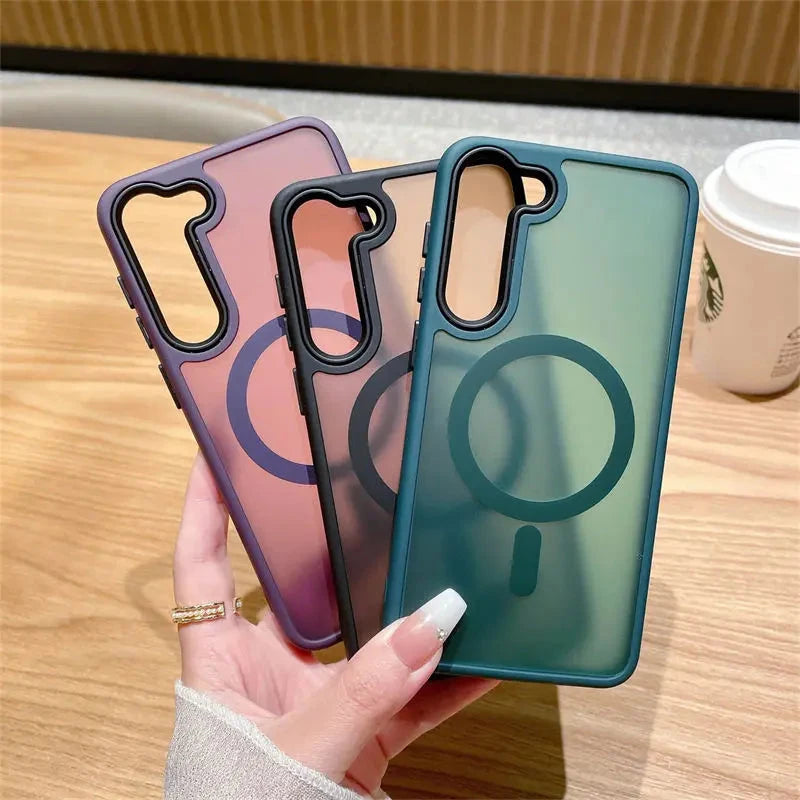 Luxury New Matte Translucent Business Phone Case for Samsung GlowCart