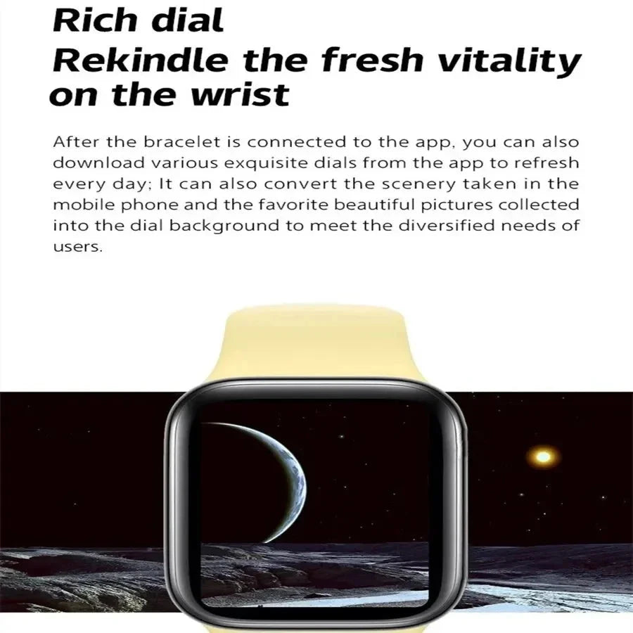 2025 New Smartwatch For Men Android IOS Phone 1.73" Screen GlowCart