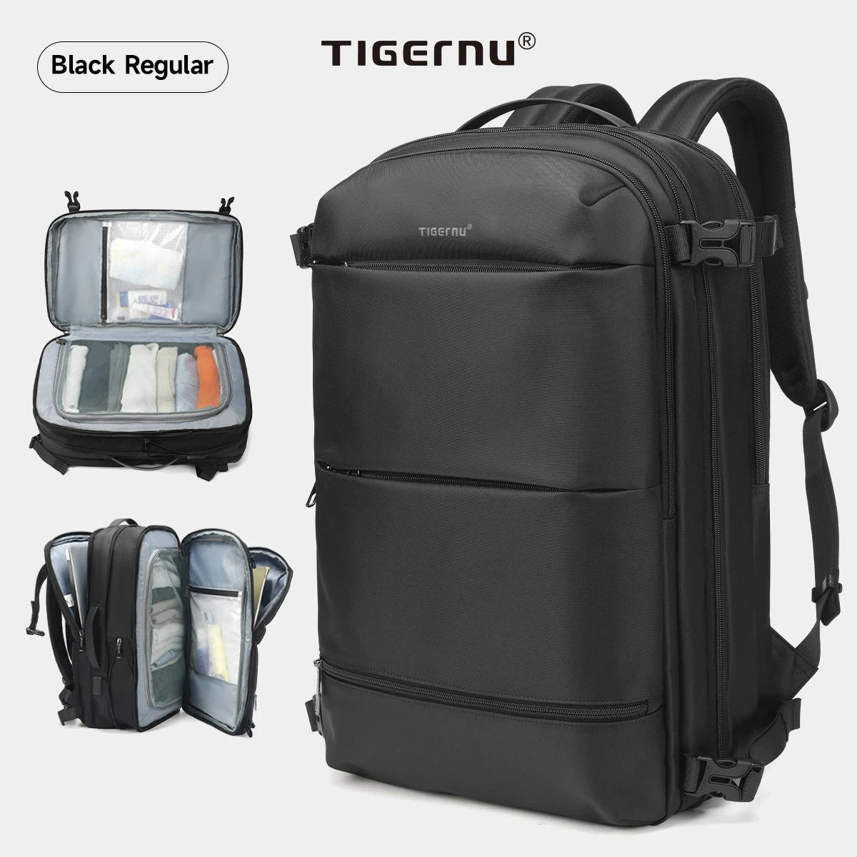 Tigernu Vacuum Compression Backpacks Men Travel Backpack GlowCart