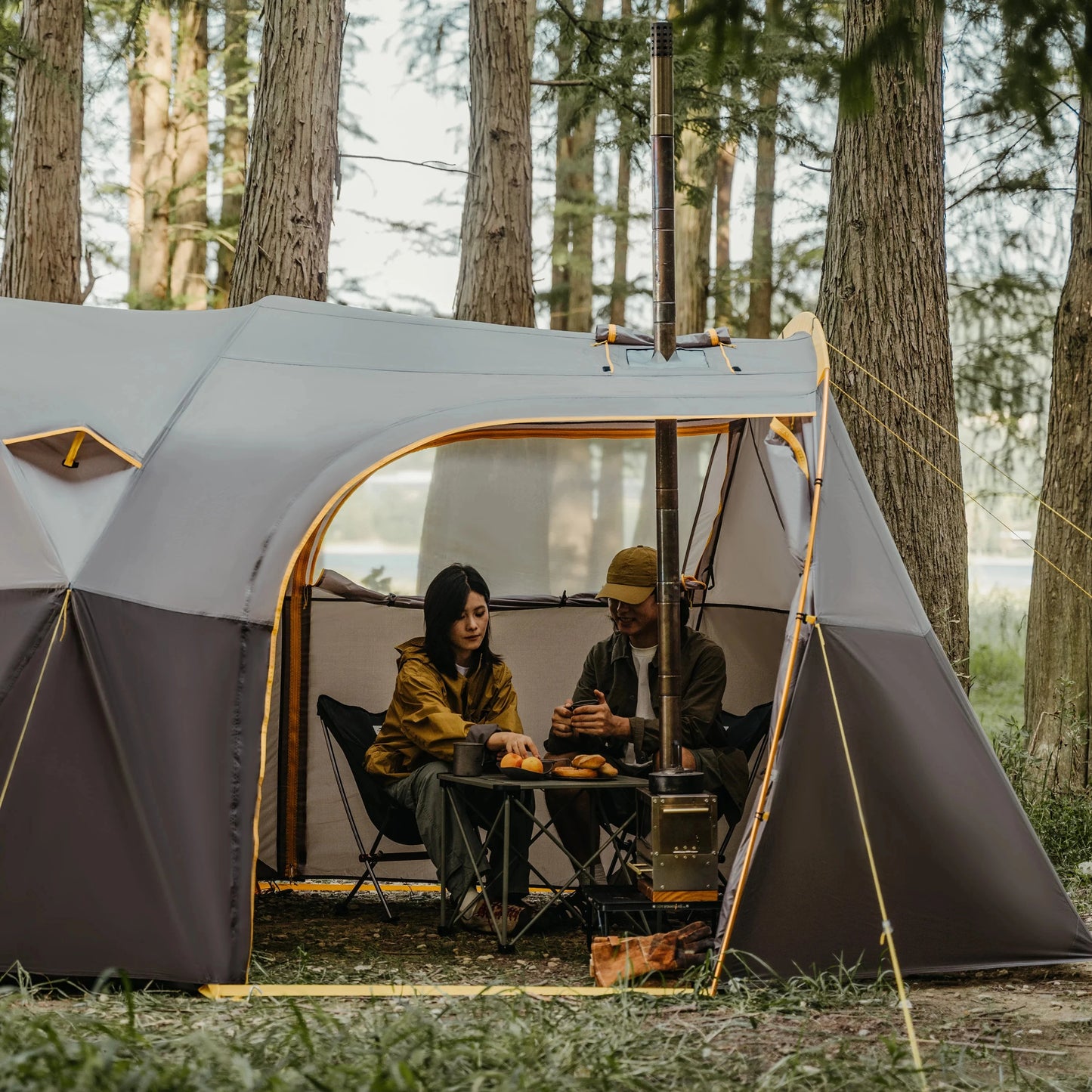 Naturehike KOTA6 Tunnel Tent 70D One Room One Living Room GlowCart