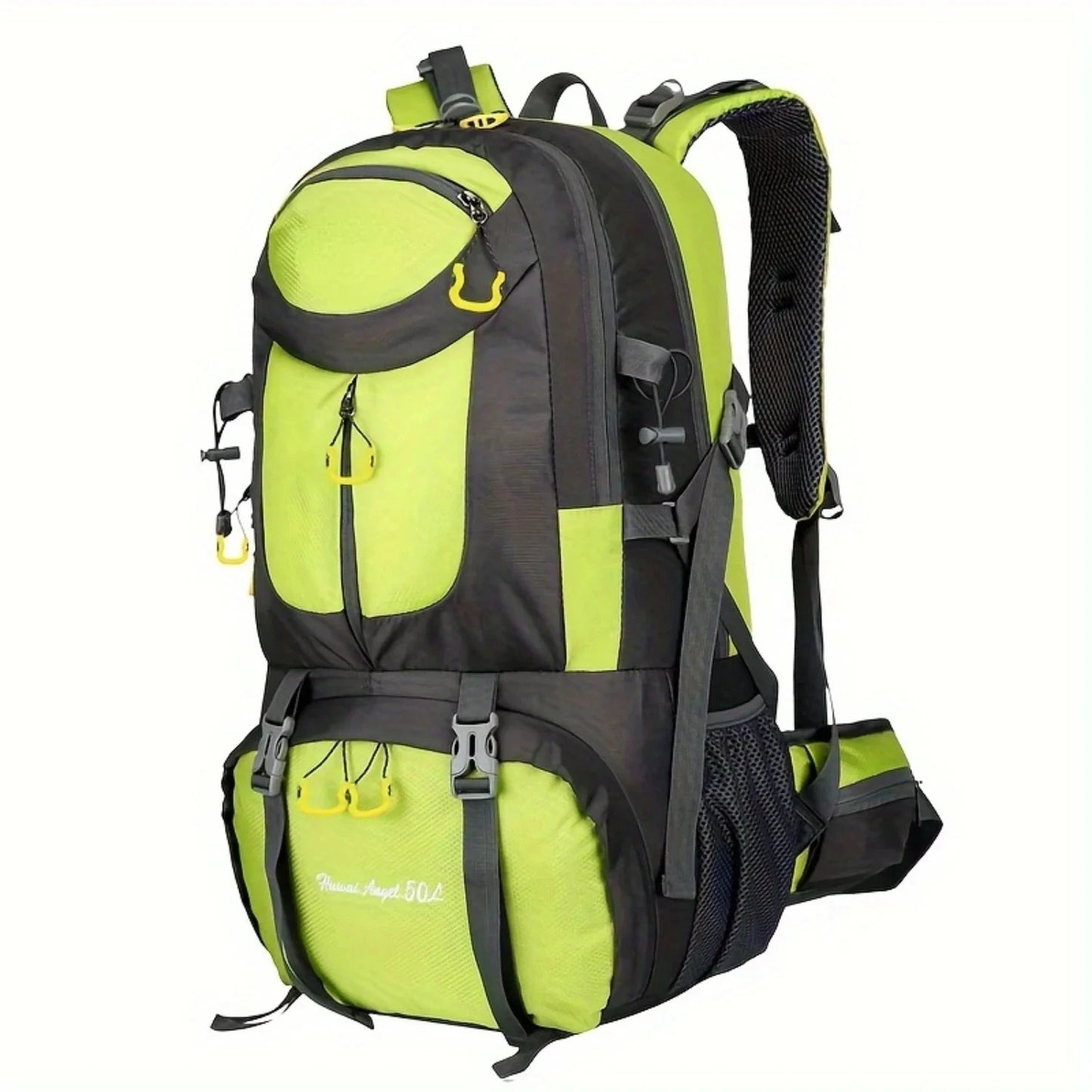1pc 50L Waterproof Hiking Backpack, Large Capacity GlowCart