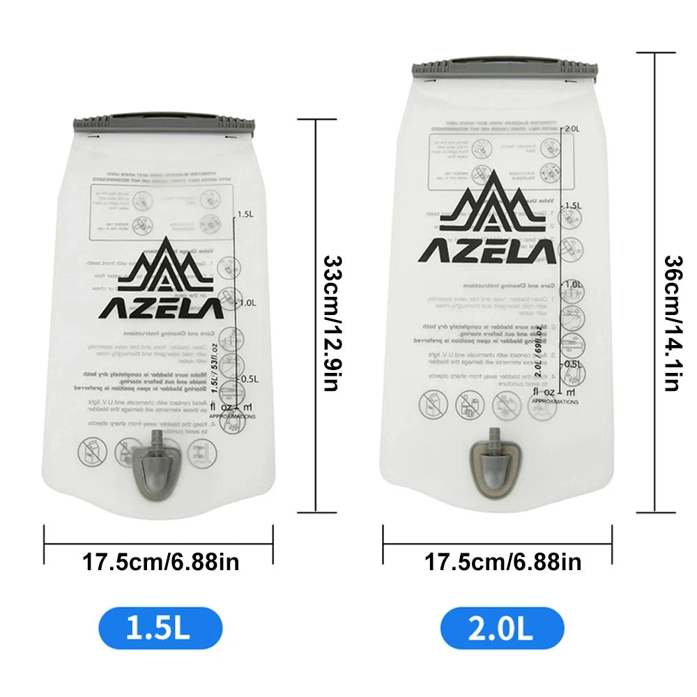 1PCS 1.5L/2L Hydration Bladder, Water Bladder for Hiking Backpack, Leak Proof Water Reservoir for Camping Cycling Running GlowCart