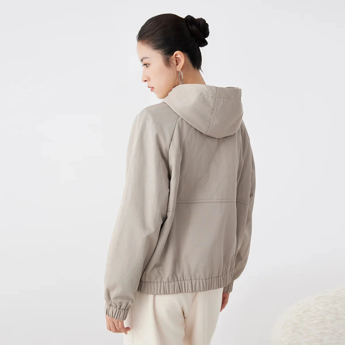 K2647L High quality luxury brand women's clothing hooded GlowCart