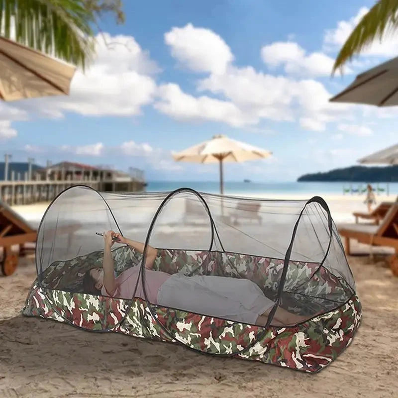 Camping Mosquito Net Tent Portable Folding Mesh Net Tents GlowCart