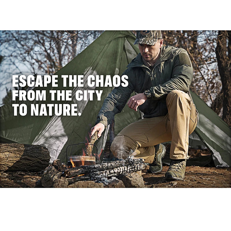 TRVLWEGO Men's Camping Hiking Pants Trekking High Stretch